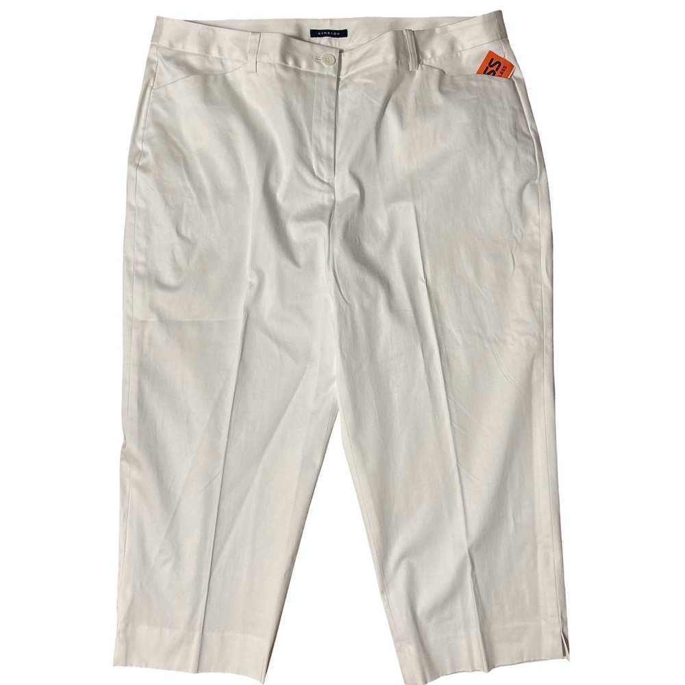 Jones New York White Stretch Capris
